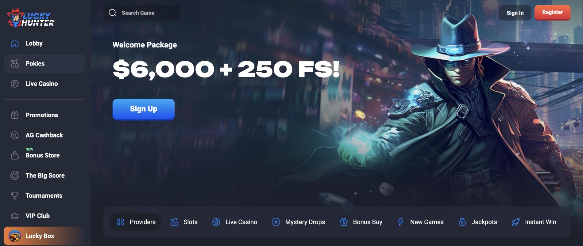 Lucky Hunter Casino