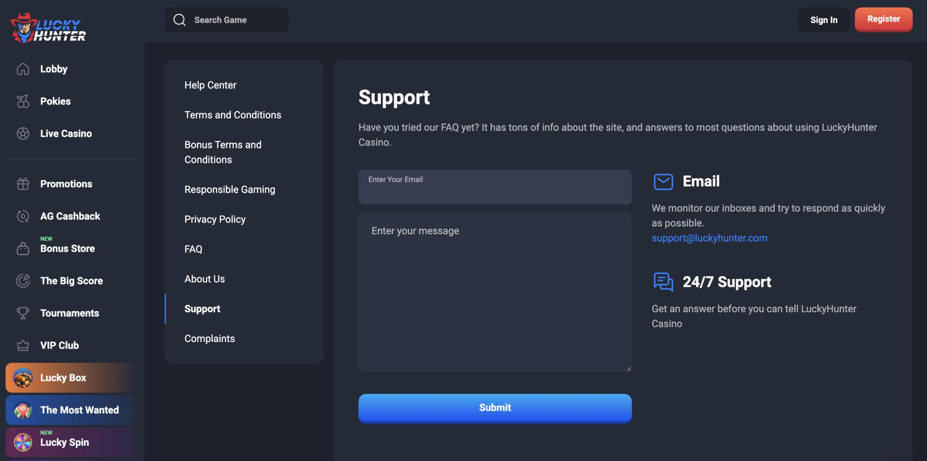 Customer Support