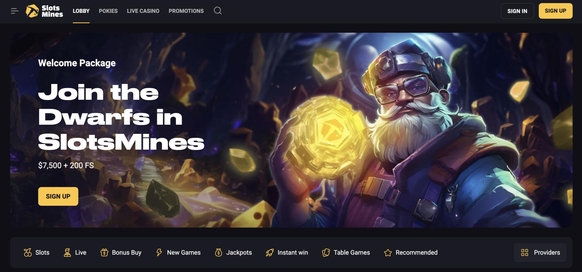 Slotsmines Casino