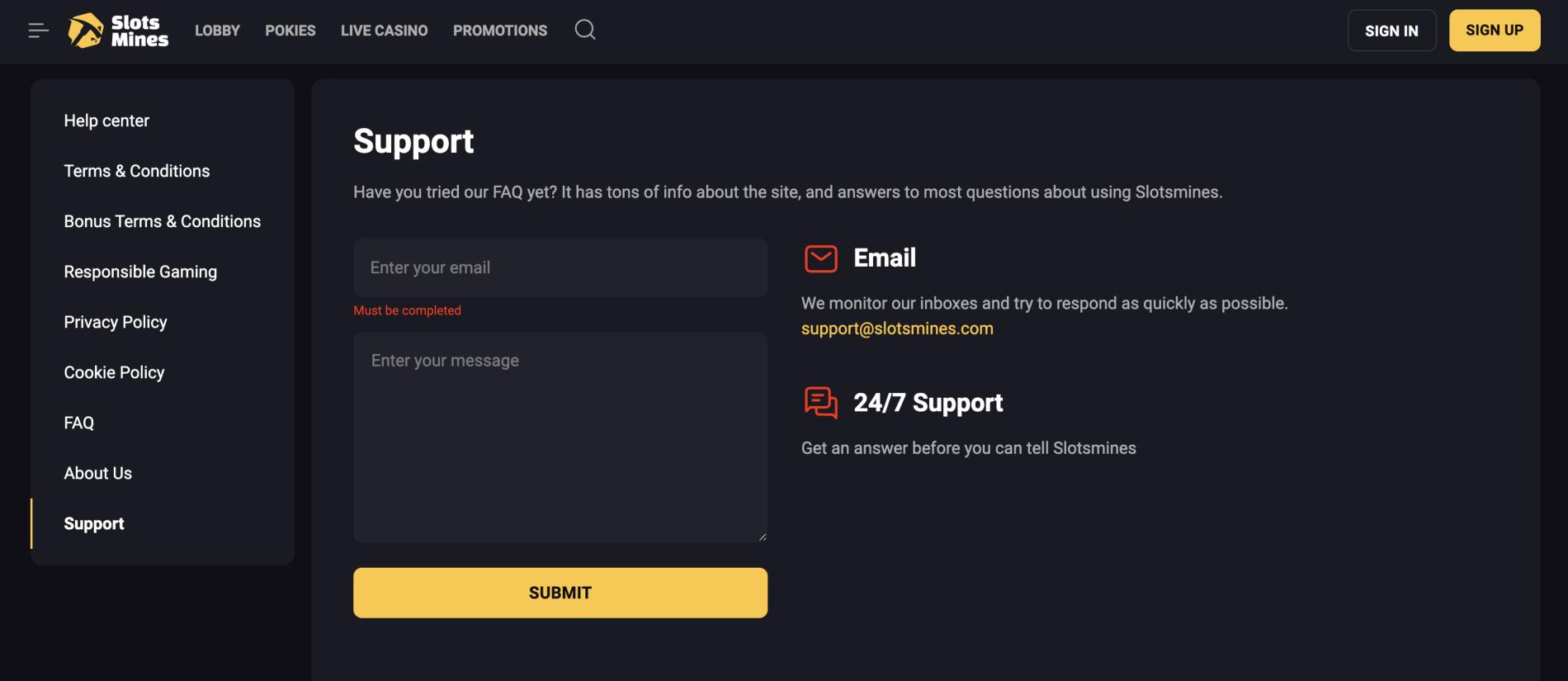 Customer Support